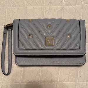 Victoria’s Secret Elegant pale Blue Grey Wristlet Wallet NWOT